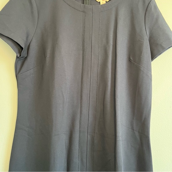 Brooks Brothers Cap Sleeve Midi Dress Sz xL Navy Blue Office Casual Travel - Picture 3 of 10